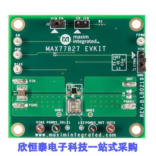 MAX77827EVKIT#开发板 《 EVAL MAX77827 BU【 BST 1.8A    》