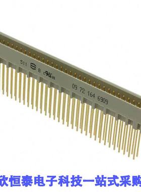 09721646909连接器 《 CONN DIN HDR 64POS PCB GOLD    》