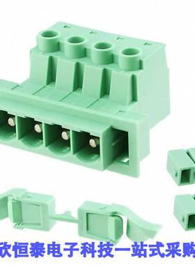 1703399连接器 《 TERM BLK HEADER 4POS GREEN    》