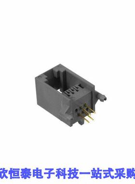 66011-007LF连接器 《 CONN MOD JA【 6P4C R/A UNSHLD    》