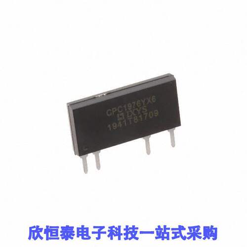 CPC1976YX6继电器 《 IC SWITCH AC SS DUAL SCR 4-SIP    》