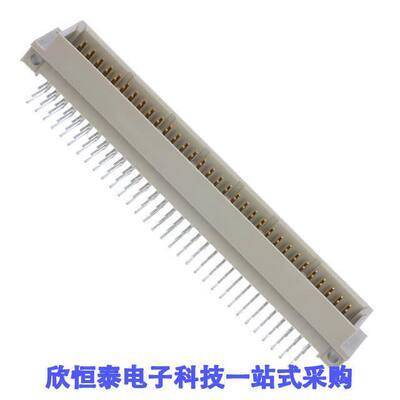 9-1393644-1连接器 《 CONN DIN PLUG 96POS PCB RA GOLD    》