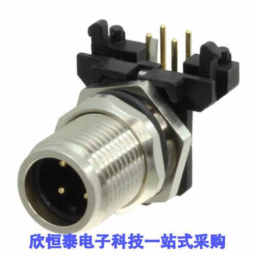 21033213401连接器 《 M12 A-CODE 4PIN MALE ANGLED PCB    》
