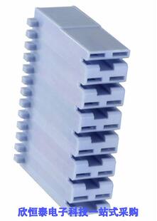 RCPT HOUSING 0.25 521209 BLUE CONN 7POS 1连接器