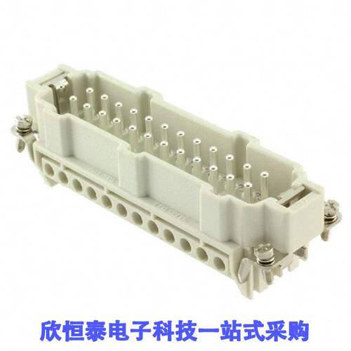 0936010307连接器 《 24P+PE MALE INSERT 16A 500V/UL60    》
