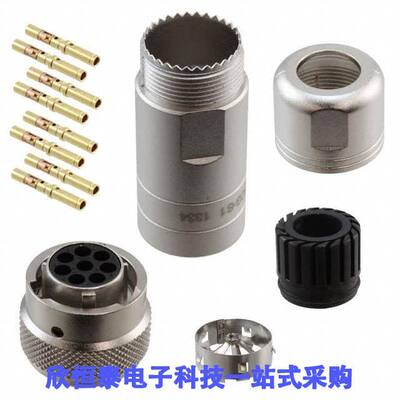 RT06128SNH-K连接器 《 CONN PLUG FMALE 8POS GOLD CRIMP    》