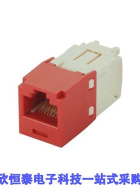 CJK688TGRD连接器 《 MINI-COM KEYED MODULE, CAT 6, UT    》