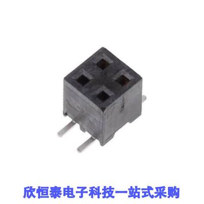2314846-4连接器 《 4P,2MM,BB,RE,DRVT,DE,SMD,0.76AU,    》