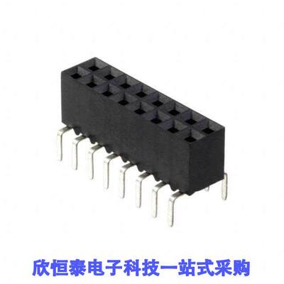1-534267-9连接器 《 CONN RCPT 16POS 0.1 GOLD PCB    》