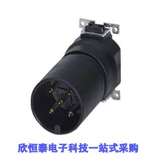 1411984连接器 《 CONN MALE INSERT 5POS GOLD SLDR    》