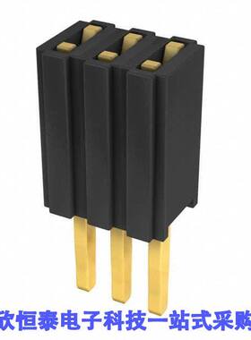 M52-5000345连接器 《 CONN RCPT 3POS 0.05 GOLD PCB    》