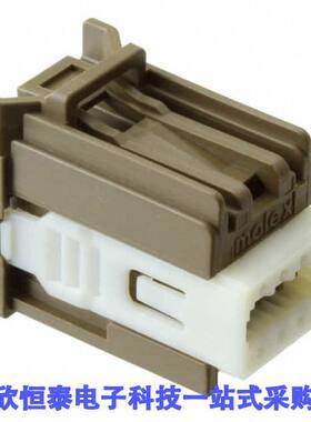 0347290082连接器 《 CONN RCPT 8POS R/A BROWN POL C    》