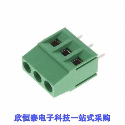 MVE-253连接器 《 PCB TERM 5MMPS 3PVERT15A300VGRN    》