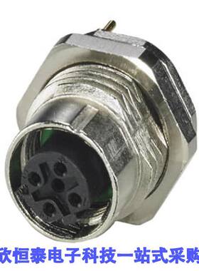 1441875连接器 《 CONN RCPT FMALE 4POS GOLD SOLDER    》