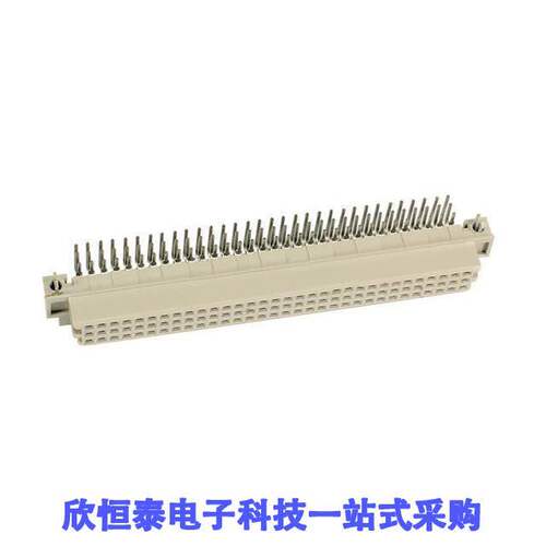 09794966801连接器 《 CONN DIN RCPT 96POS PCB RA GOLD    》