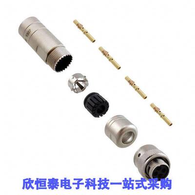 RT06104SNH-K连接器 《 CONN PLUG FMALE 4POS GOLD CRIMP    》