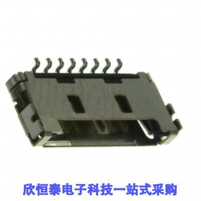 DF19G-8P-1H(54)连接器 《 CONN HEADER SMD R/A 8POS 1MM    》