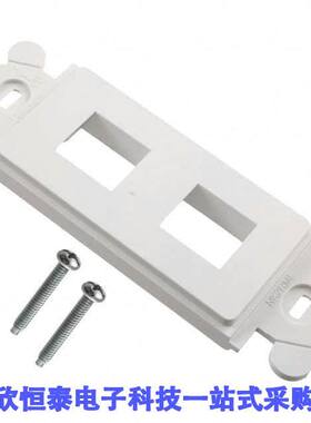 NK2RMFWH连接器 《 MOD FRAME SNGL GANG 2PORT WHITE    》