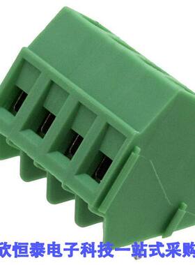 1733596连接器 《 TERM BLO【 4POS 35DEG 5.08MM PCB    》