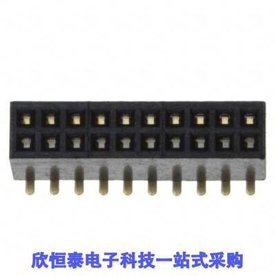 LPPB102NFSP-RC连接器 《 CONN HDR 20POS 0.05 GOLD SMD    》