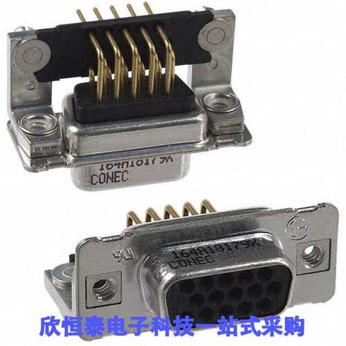 164A18179X连接器 《 CONN DSUB HD RCPT 15POS R/A SLDR    》