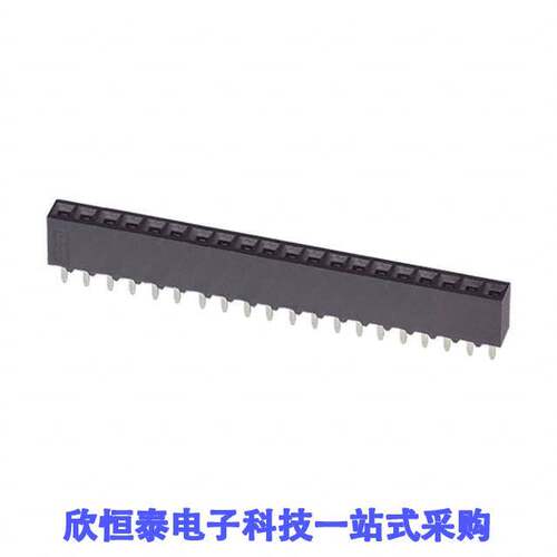 1-535541-8连接器 《 CONN RCPT 20POS 0.1 GOLD PCB    》