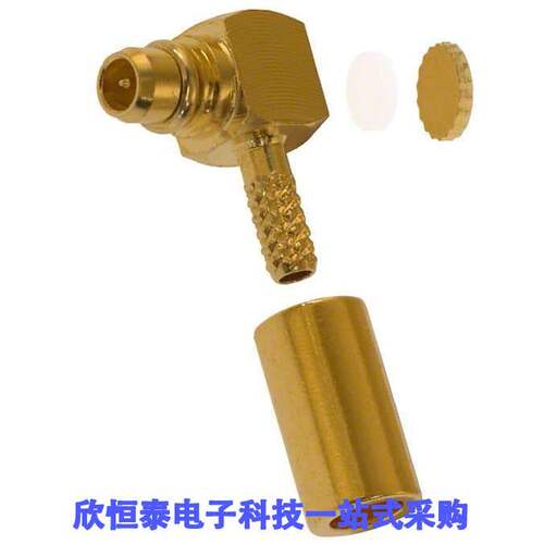 262102连接器 《 CONN MMCX PLUG R/A 50 OHM SOLDER    》