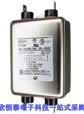 6ESK1滤波器 《 LINE FILTER 250VAC 6A CHASS MNT    》