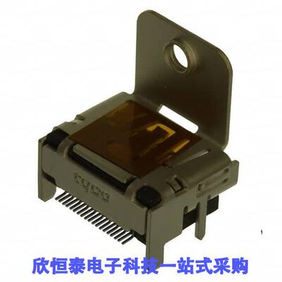 2-1747981-3连接器 《 CONN RCPT HDMI 19POS PNL MNT R/A    》