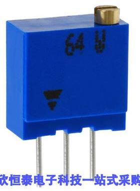 M64W202KB40电位计 《 TRIMMER 2K OHM 0.5W PC PIN TOP    》