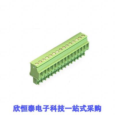 1827253连接器 《 TERM BLO【 PLUG 15POS 3.81MM    》
