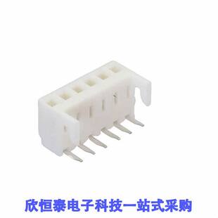 PCE-B-06连接器 《 RECEPTICAL WITH HOOKS 6P 2.54MM    》
