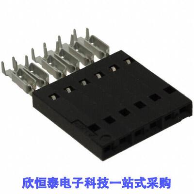5-104439-5连接器 《 CONN RCPT 6POS IDC 22-26AWG GOLD    》