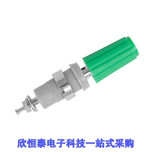 CT4231-NI-5连接器 《 4MM SHEATHED BINDING POST, GREEN    》