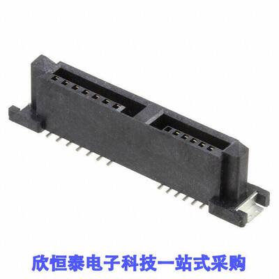 1735539-3连接器 《 CONN SATA RCPT 13POS SLD SMD    》
