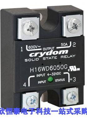 H16WD6050G-10继电器 《 SSR RELAY SPST-NO 50A 48-660V    》