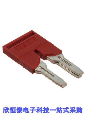 3030284连接器 《 JUMPER TERM BLK 2POS FLAT PIN    》