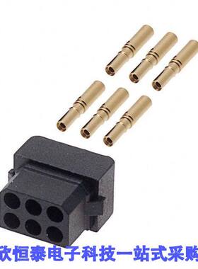 M80-8880605连接器 《 CONN RCPT 6P CRIMP 24-28AWG GOLD    》