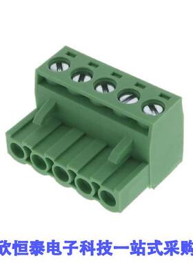 0395205005连接器 《 TERM BLO【 PLUG 5POS STR 5MM    》