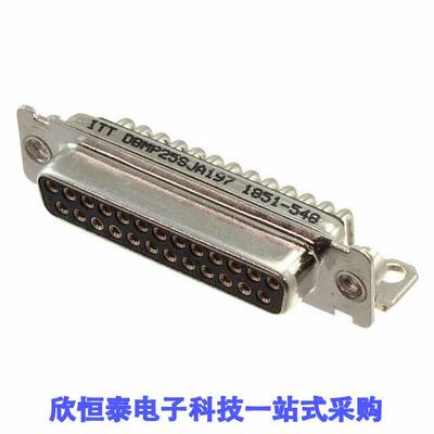 DBMP25SJA197连接器 《 CONN D-SUB RCPT 25POS R/A PCB    》