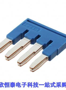 3036893连接器 《 JUMPER TERM BLK 4POS FLAT PIN    》