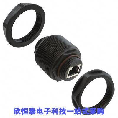 1546641-1连接器 《 CONN MOD COUPLER 8P8C TO 8P8C    》