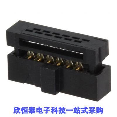 FFSD-06-01-N连接器 《 CONN RCPT 12POS IDC 30AWG GOLD    》