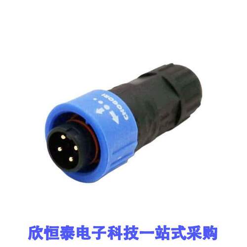22004131-01连接器 《 STANDARD SERIES 4PIN MALE PLUG W    》