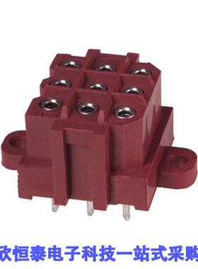 207526-9连接器 《 CONN HDR 9POS 0.197 GOLD PCB    》