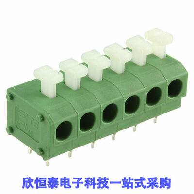 1-2834018-6连接器 《 TERM BLK 6POS SIDE ENTRY 5MM PCB    》