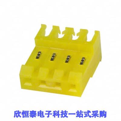 640600-4连接器 《 CONN RCPT 4P IDC 20AWG TIN-LEAD    》