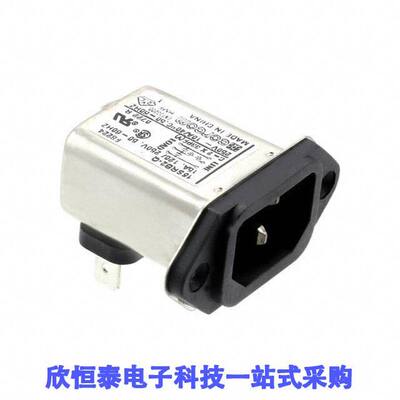 4-6609987-6连接器 《 PWR ENT RCPT IEC320-C14 PANEL QC    》