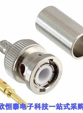 112116-10连接器 《 CONN BNC PLUG STR 50 OHM CRIMP    》