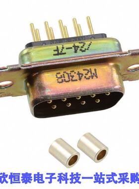 M24308/24-7F连接器 《 CONN DSUB PLUG 9POS PNL MNT SLDR    》